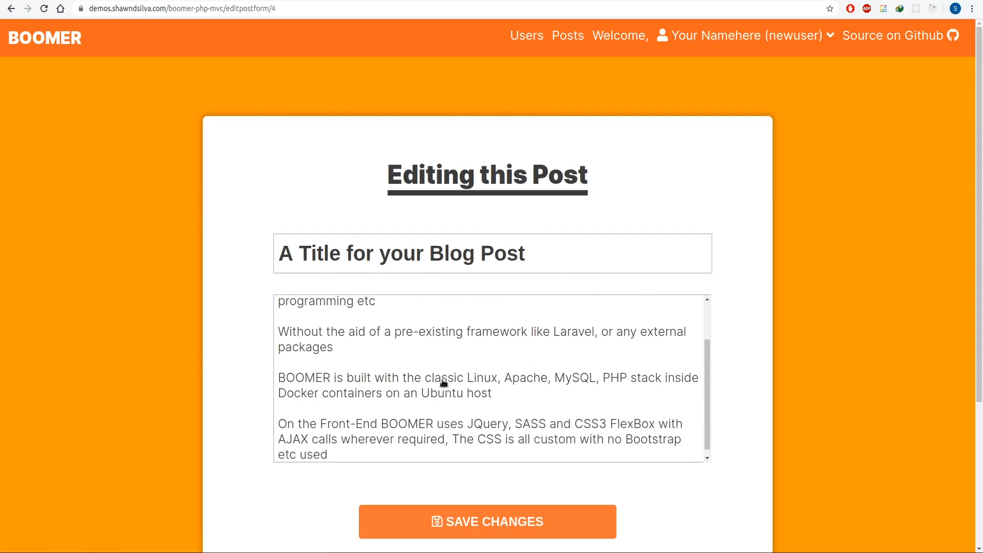  Edit your existing blog post